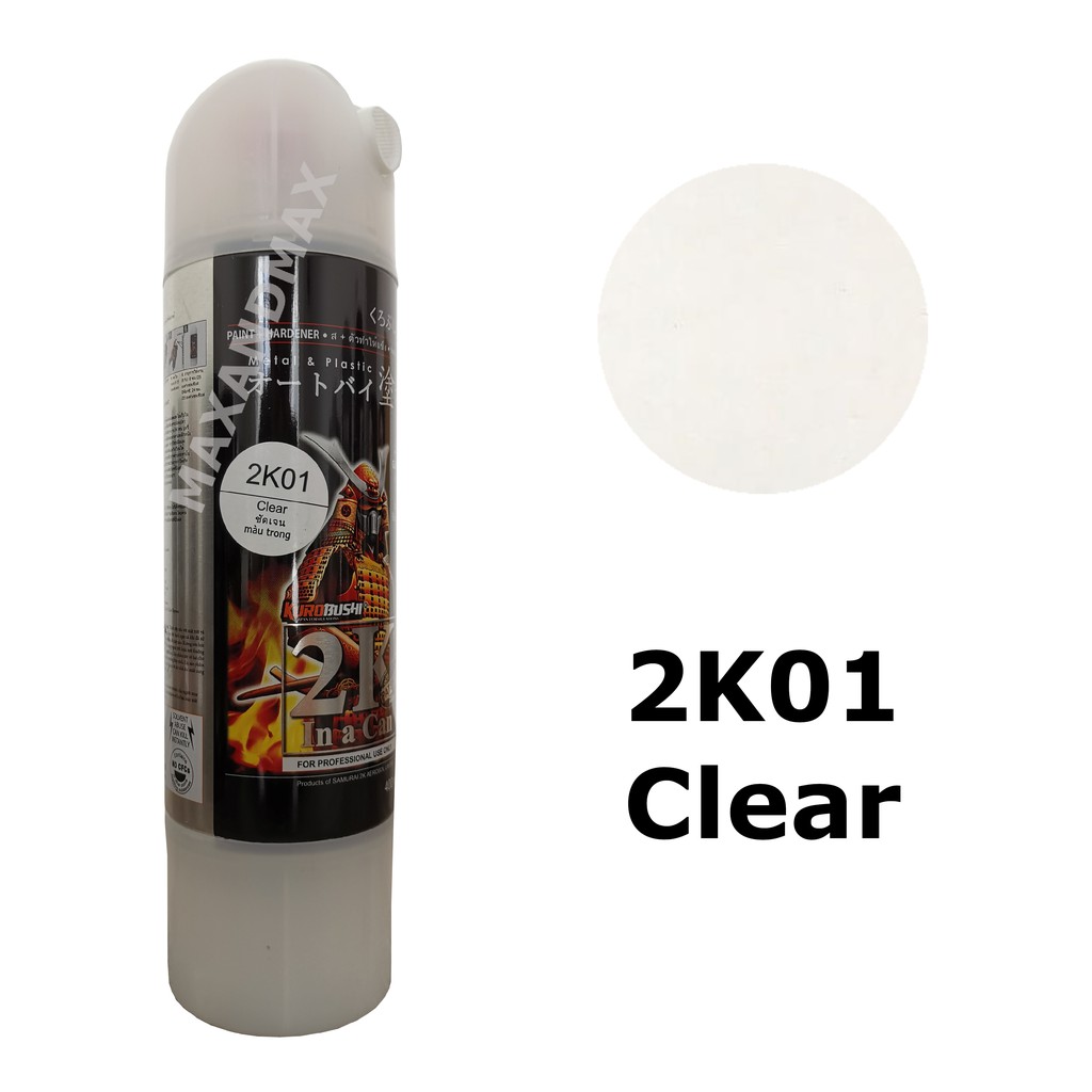  Samurai  Paint Clear  2K01  Vernis 400 ml Cat  Semprot 