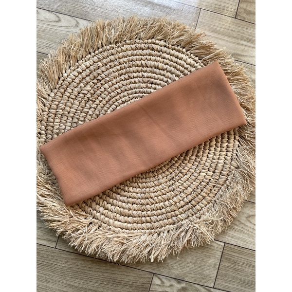 Selendang sifon Hycon/senteng-caramel