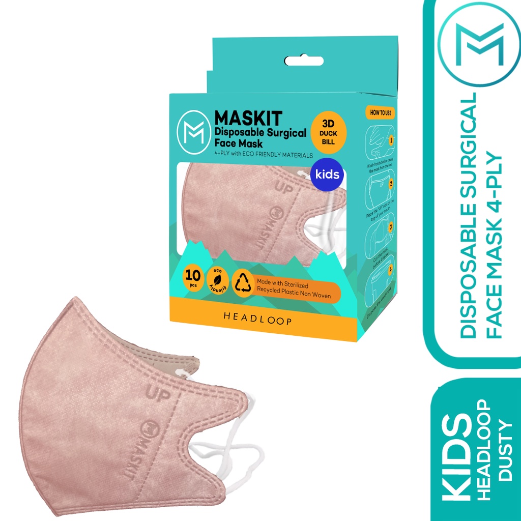 Masker Anak Hijab Duckbill - Duckbill Hijab Kids Maskit
