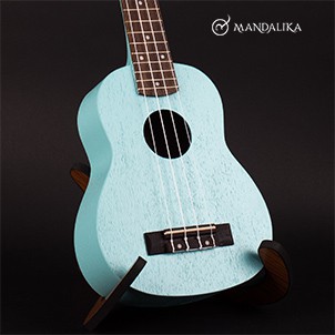 Ukulele Soprano Mandalika Premium Fullset Certified Quality - Sky Blue