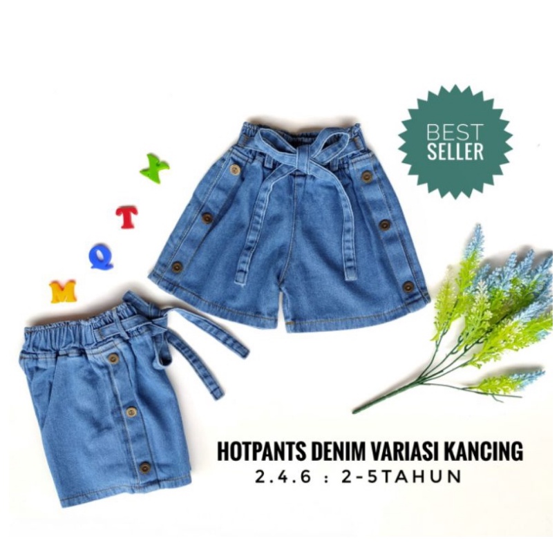 Celana Pendek Hotpants Hot Pant Pants Anak 2 3 4 5 Tahun