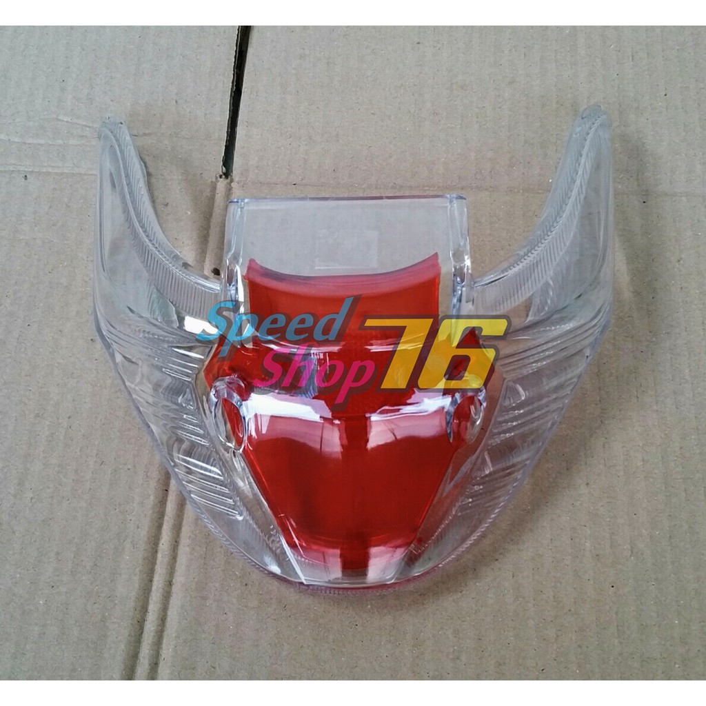 SP76 MIKA KACA LAMPU STOP REM BELAKANG LUAR DALAM SMASH NEW