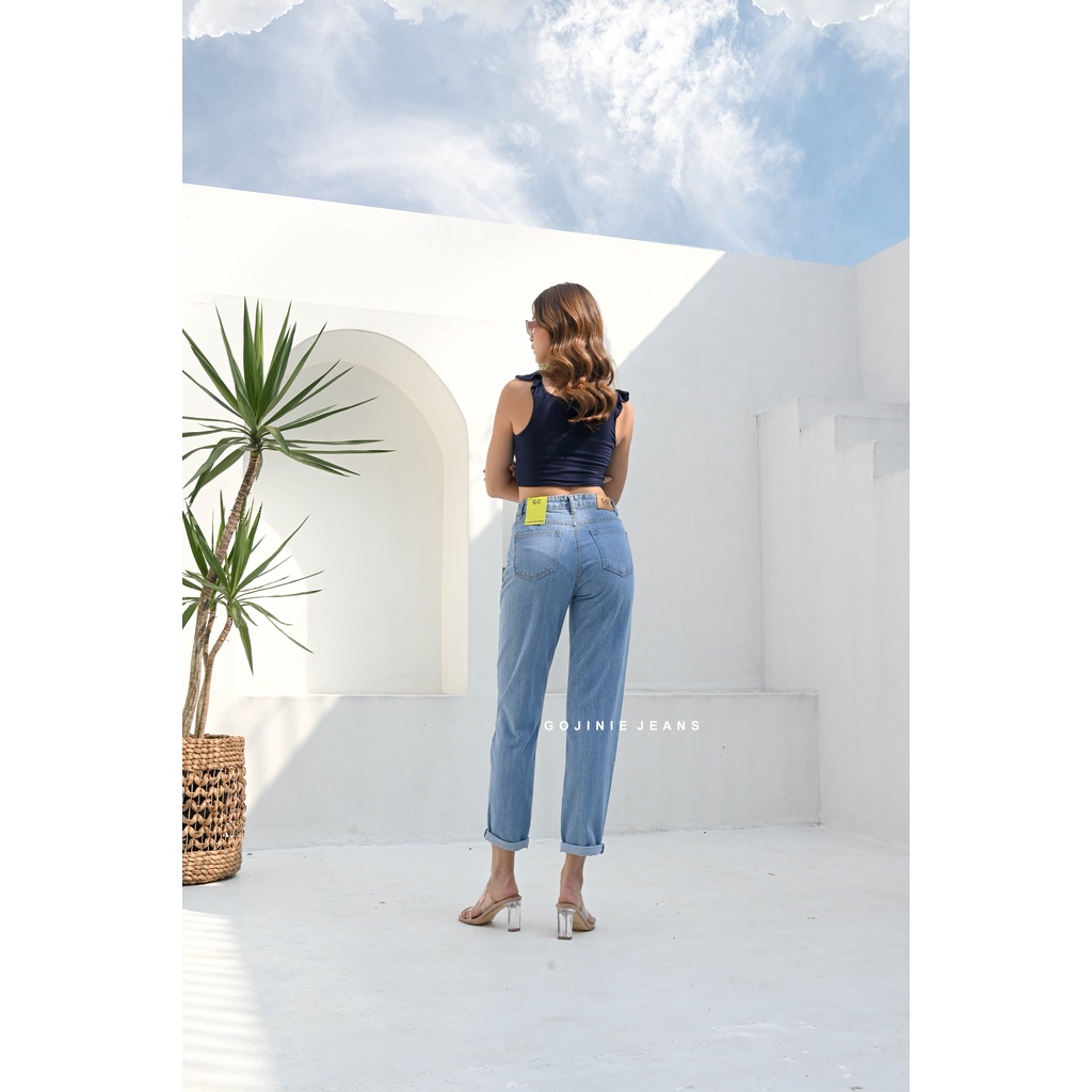 GOJINIEJEANS - Highwaist Comfort Jeans - 3233 - COMFORT BOYFRIEND