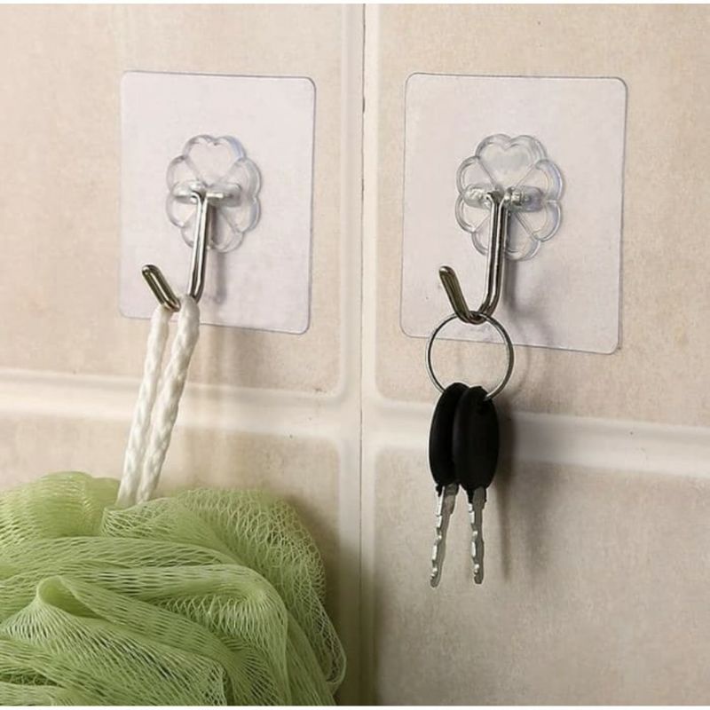 Gantungan hook tempel / gantungan baju / gantungan kamar mandi