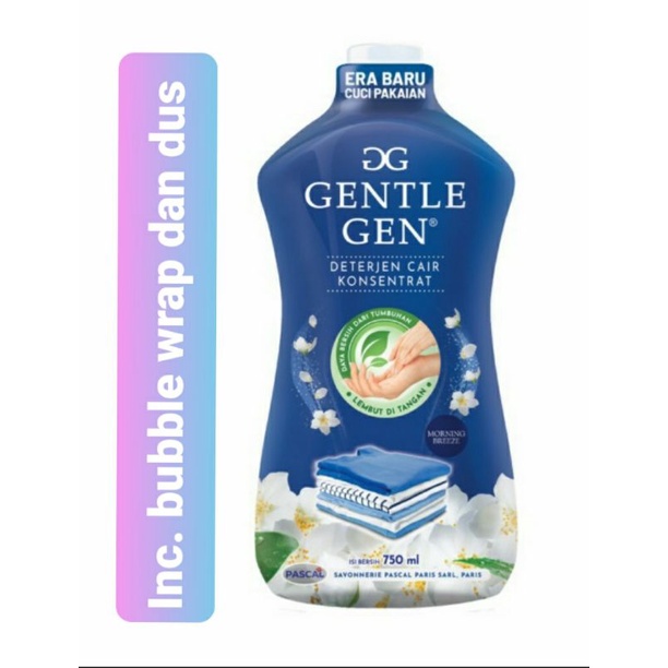 Gentle Gen GG Deterjen Cair 750 ml Biru