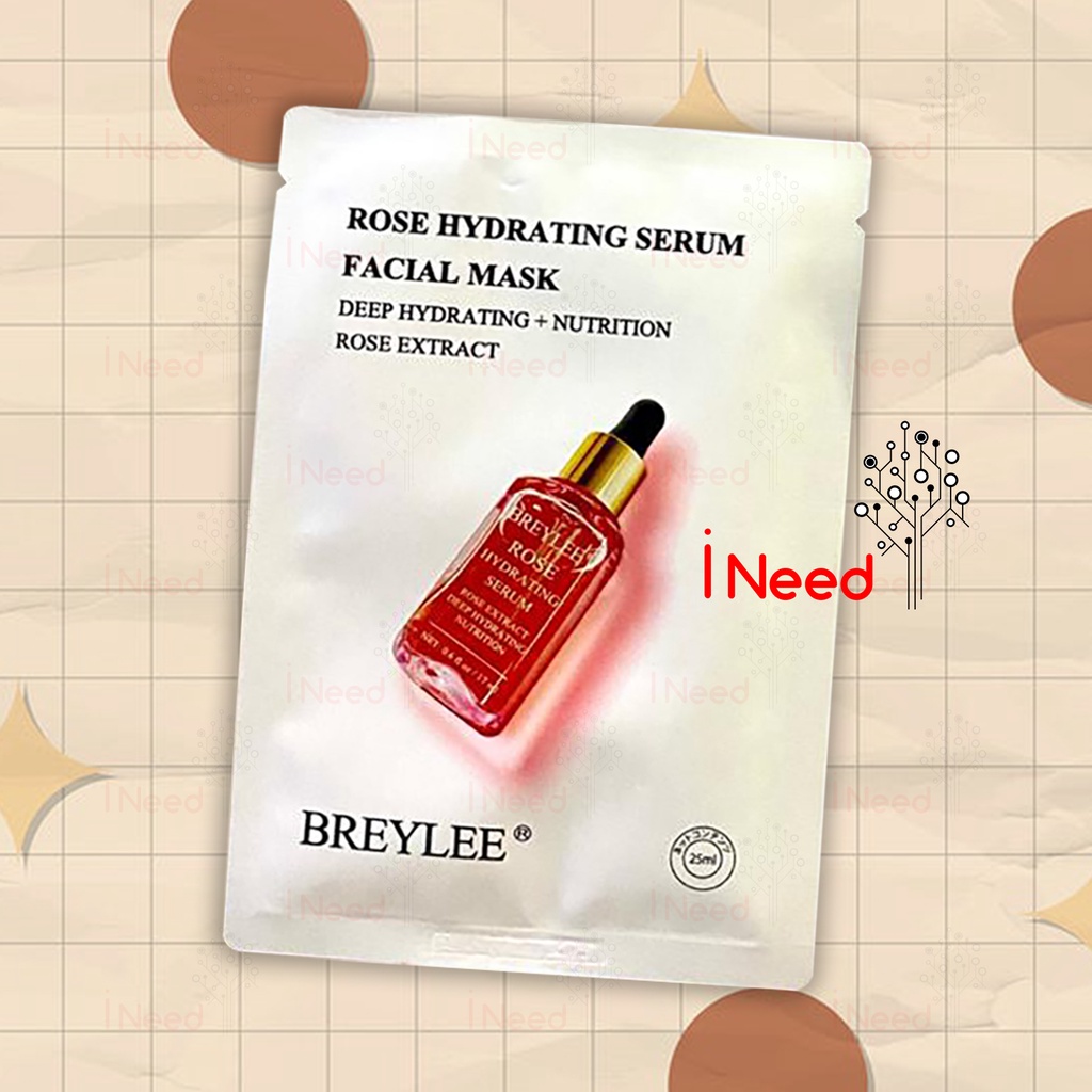 (INEED) BREYLEE Face Mask (Sheet Mask) | BREYLEE Masker Wajah