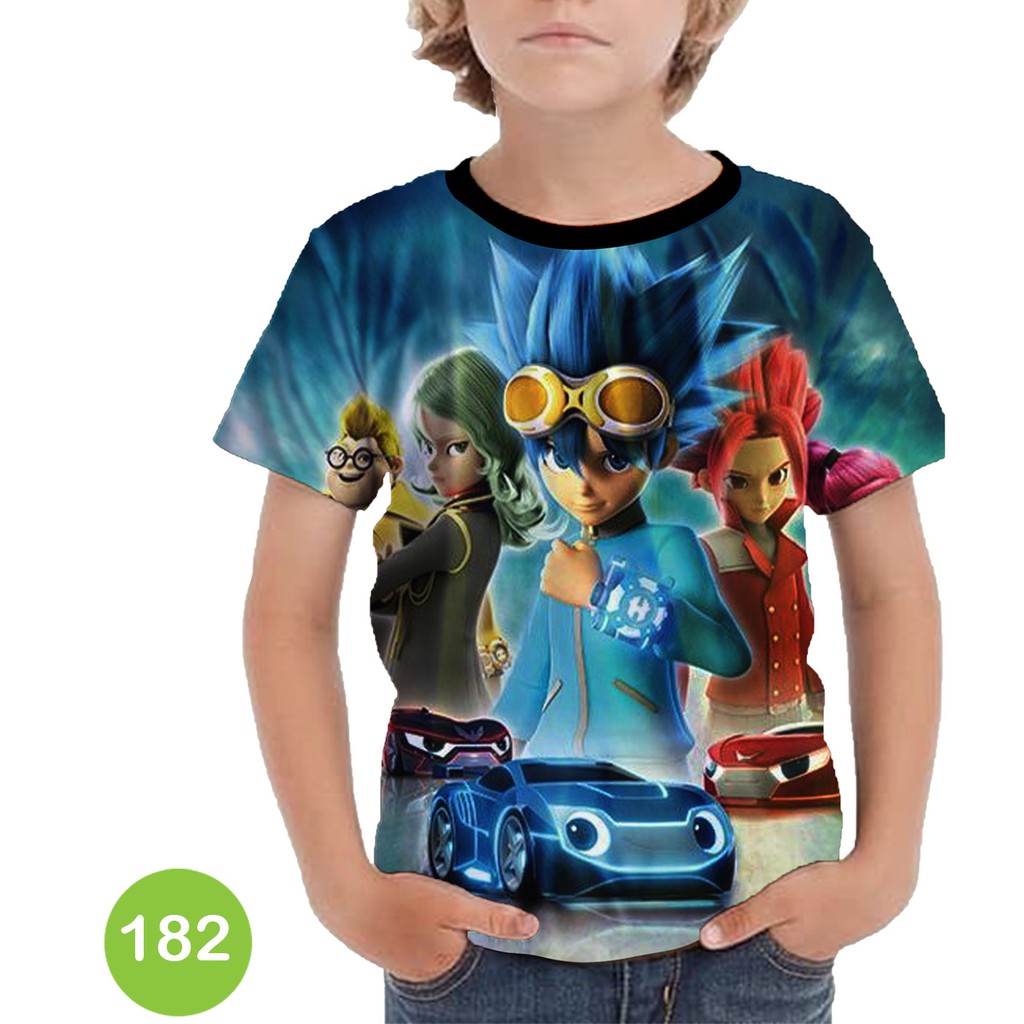 Baju Power Battle Watch Car Baju Anak Printing #182