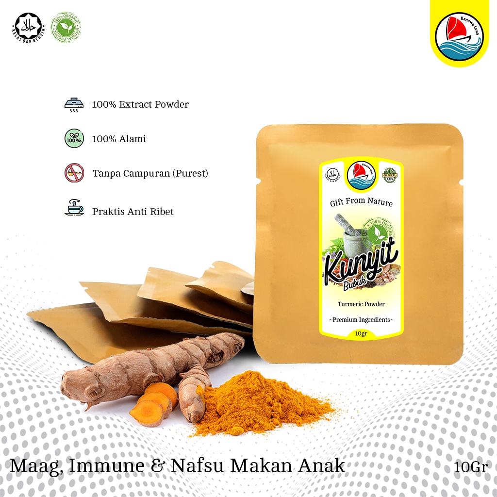 

BANAWA LOKA Turmeric Powder 10g Kunyit Kunir Bubuk 100% Murni