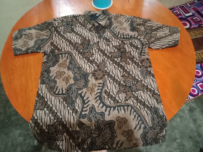 Indralaya Pendek Kemeja Batik Pria Full Furing Bahan Katun Sragenan