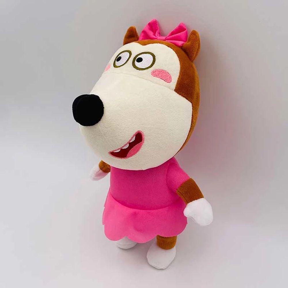 Lanfy Mainan Boneka Kartun Anime Wolfoo Ukuran 30cm Untuk Anak