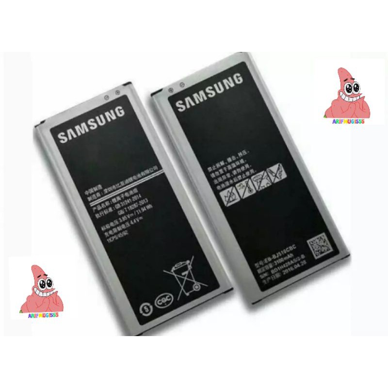 Bateray Batery Samsung Galaxy J5 J510 2016 Original Batu Batre