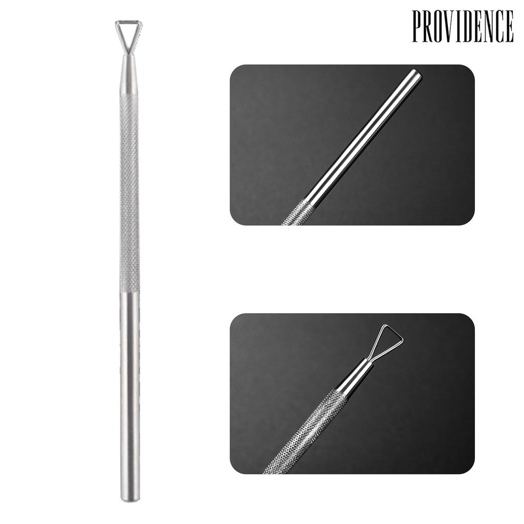 Providence Nail Pusher Solid Anti-Slip Stainless Steel Gel Polish Removal Cleaner Tools for Manicure