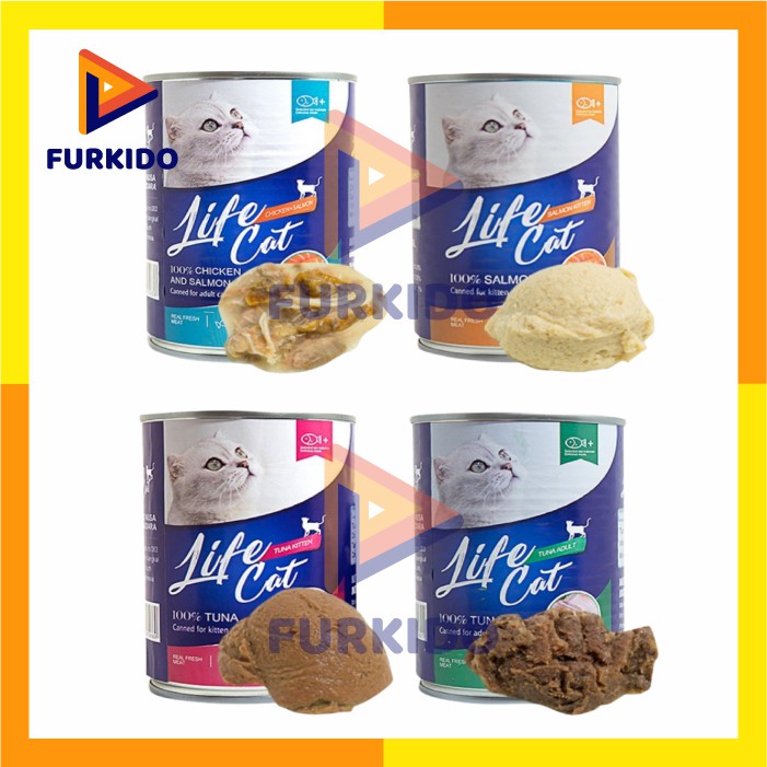 Life Cat Can Adult &amp; Kitten 400gr - Makanan Basah Kucing