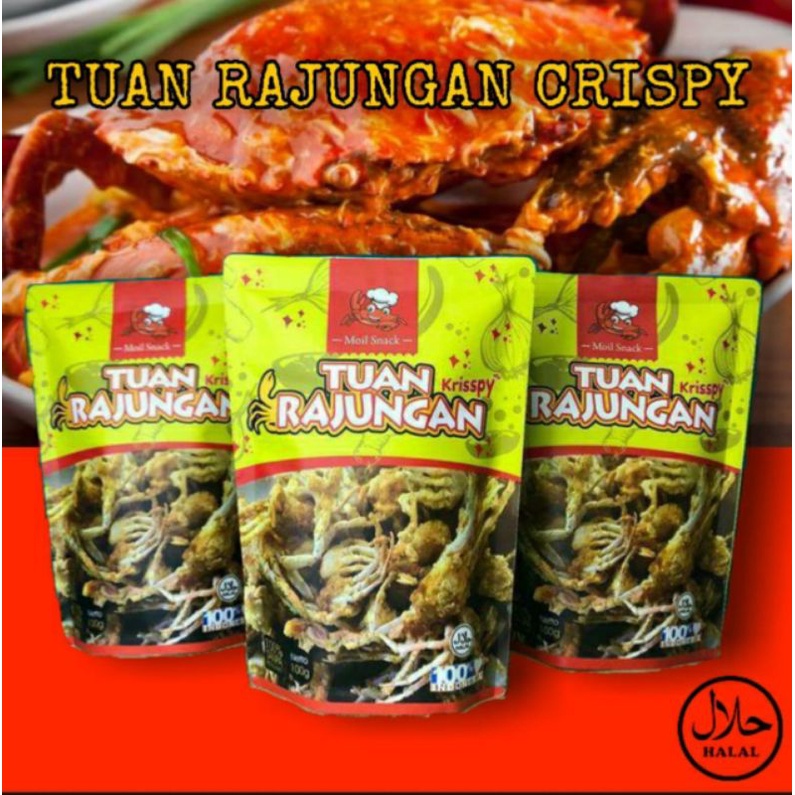 

Baby crab kepiting garing crispy snack unik