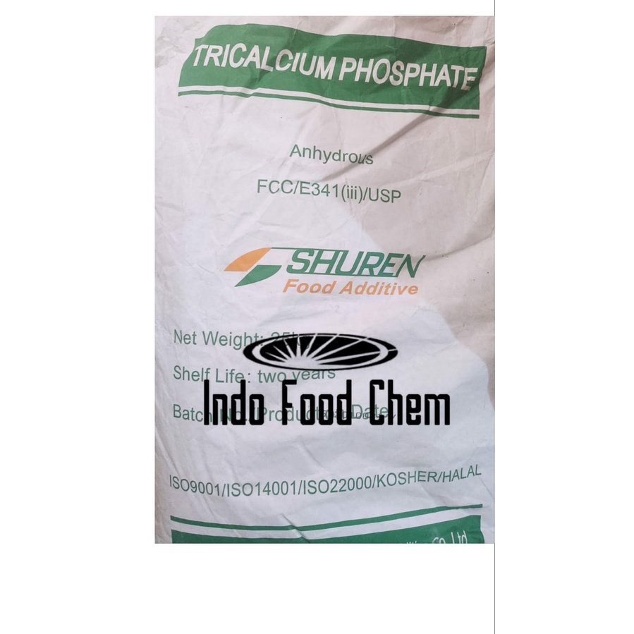 

Tricalcium Phospate Food Grade - Anti Gumpal - Anti Kempal - TCP 500gr
