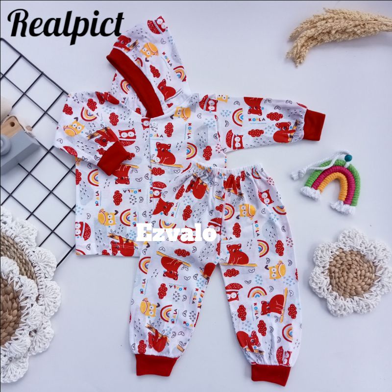 Setelan baju tidur bayi piyama bayi / baju stelan cindung