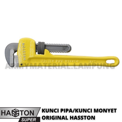 JUAL KUNCI PIPA HEAVY DUTY 10'INCH (SEMUA UKURAN) 1670 HASSTON ORIGINAL / KUNCI MONYET HASSTON PROHE