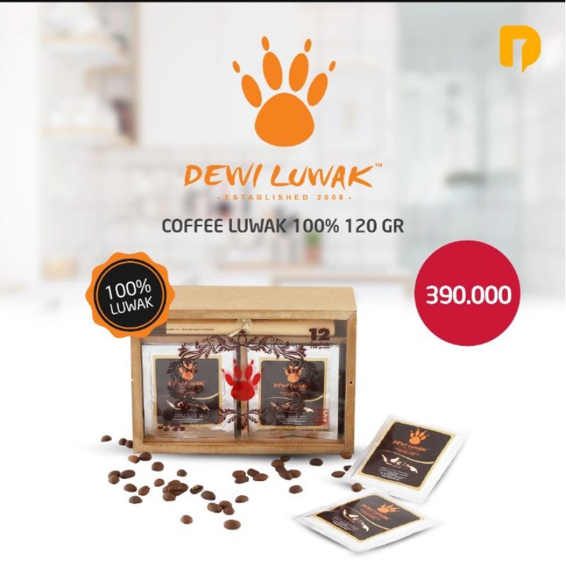 

Dewi Coffee Luwak 100% 120 Gr