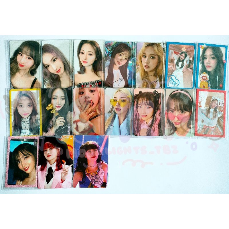 Photocard twice Momo, Sana, Mina, Chaeyoung, Tzuyu Take all only