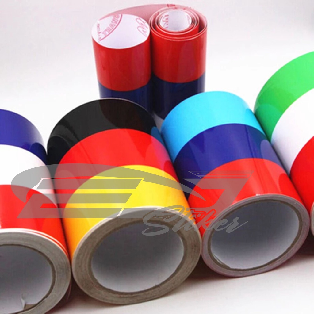 STIKER MOTIF BENDERA GERMANY / BENDERA DECAL STIKER MOTOR / STIKER BENDERA MOBIL / STIKER BENDERA BM
