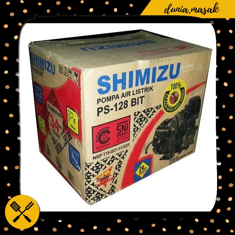 Mesin Pompa Air Shimizu Ps-128 Bit Unik Murah Berkualitas