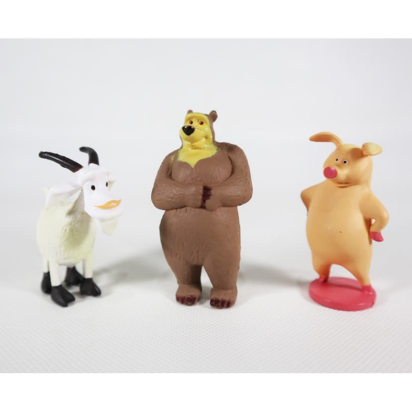 Mainan Set Figur Pajangan Masha and the bear