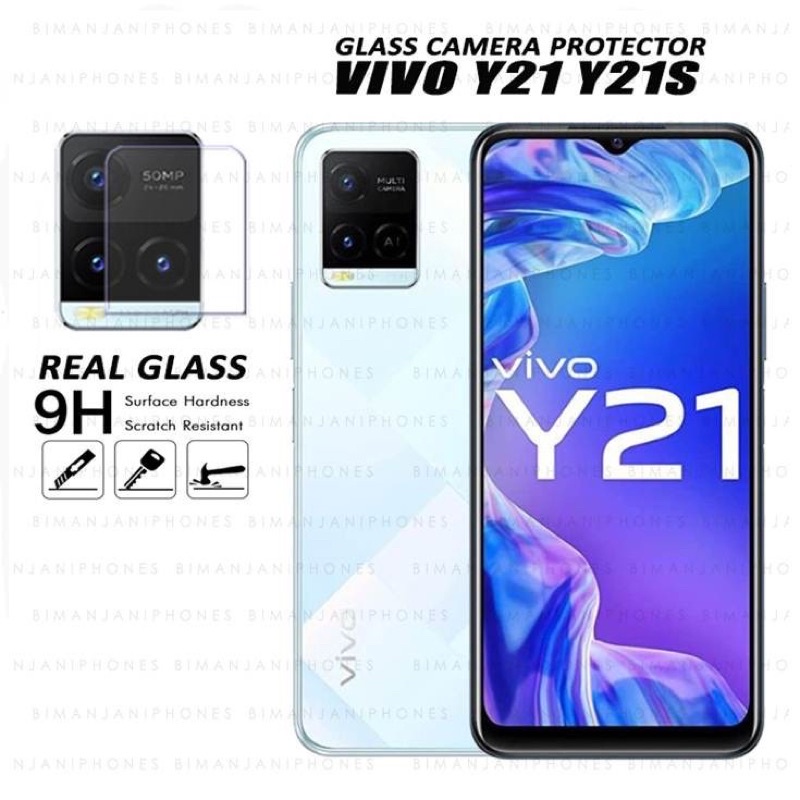 Screen Protector Lens Camera VIVO Y35 Y22 Y22S Y73 Y33S Y33T Y21 Y21T Y21S Y51 Y51A 2020 Y30 Y30i Y50 Z1 PRO 4G 5G Tempered Glass Pelindung Lensa Kamera Belakang