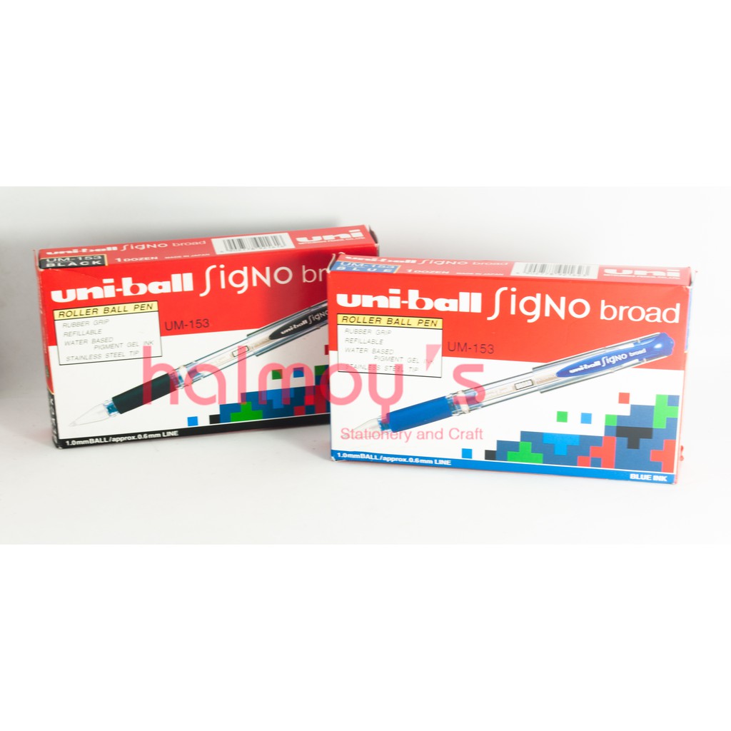 

PULPEN GEL / CAIR UNIBAL SIGNO BROAD UM - 153 ( HITAM & BIRU )