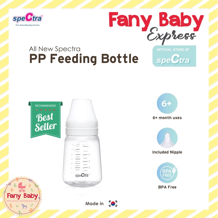 SPECTRA BABY BOTTLE PP FEEDING BOTTLE 160ML WIDE NECK / BB017