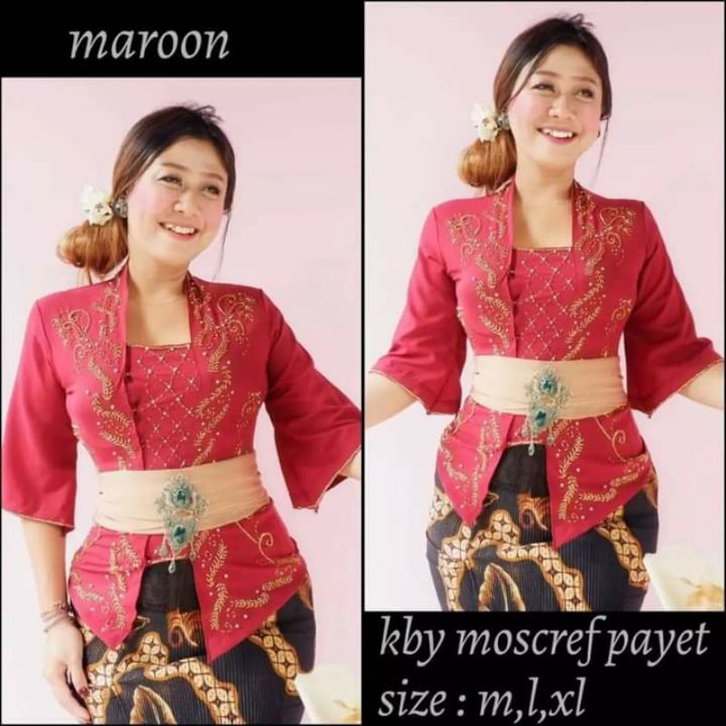 kebaya Bali jadi moscref payet