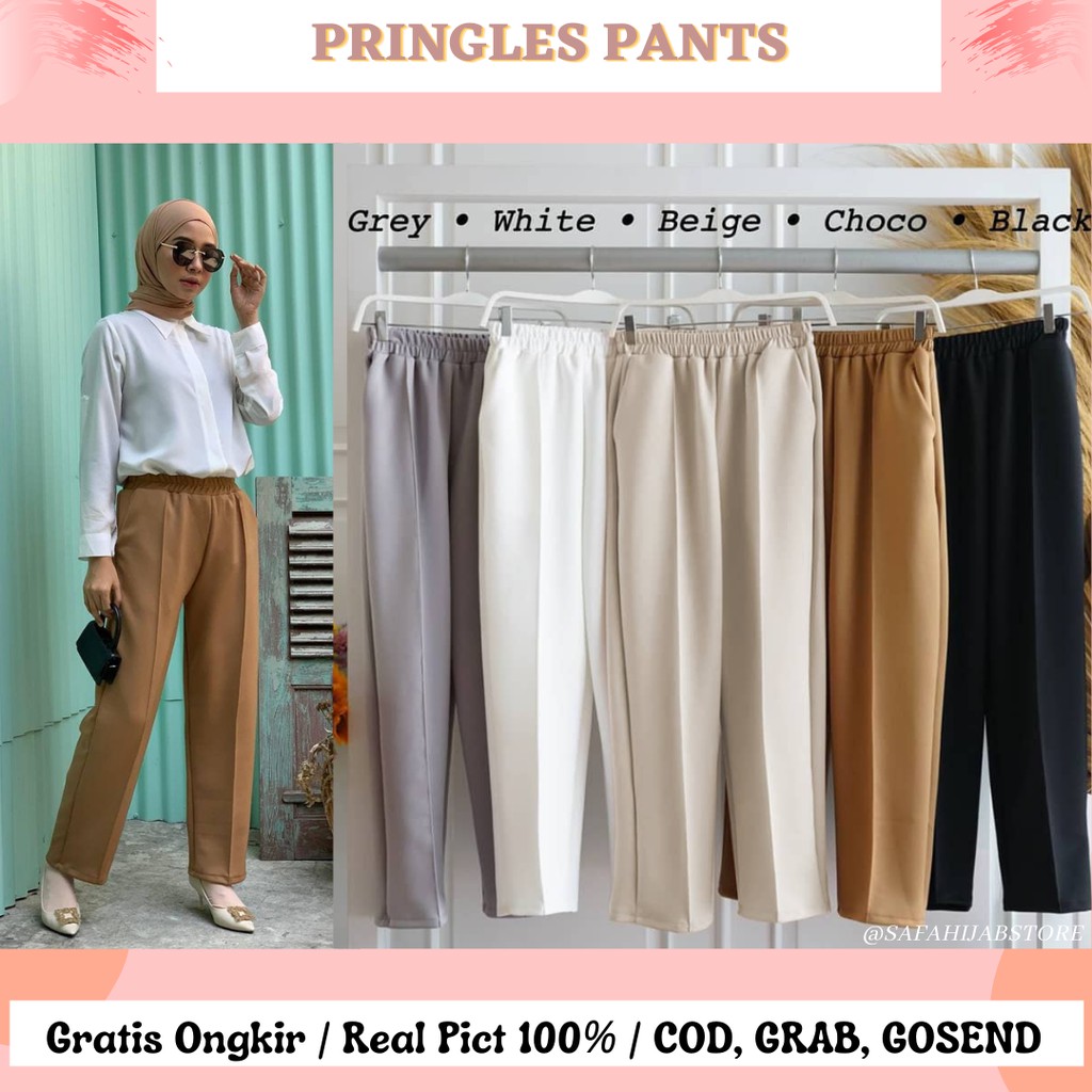 PRINGLES PANTS /CELANA KERJA / CELANA KANTOR /CELANA BAHAN