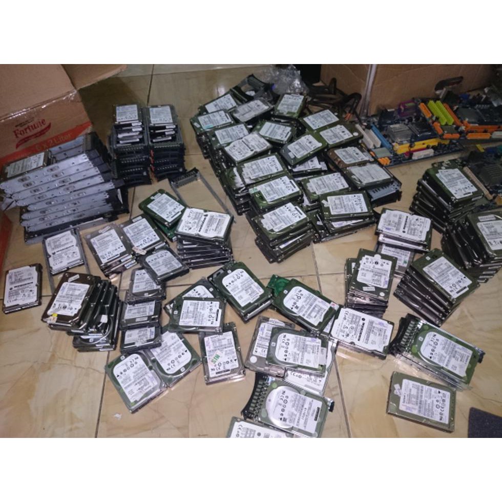 HDD HARDISK SERVER SAS CAMPUR 146GB,300GB,500GB,600GB bukan sata