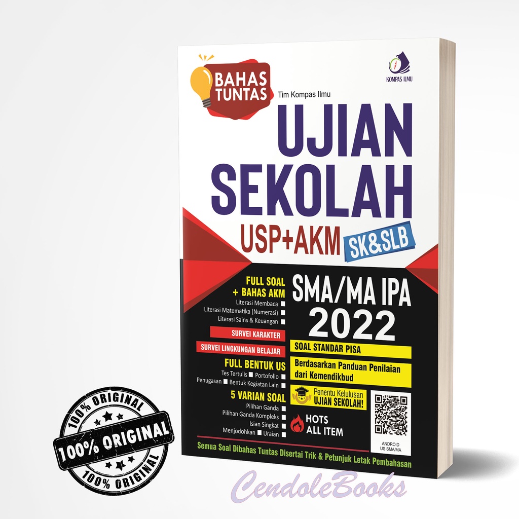 Buku SMA : BAHAS TUNTAS UJIAN SEKOLAH + AKM SMA/MA IPA 2022-0