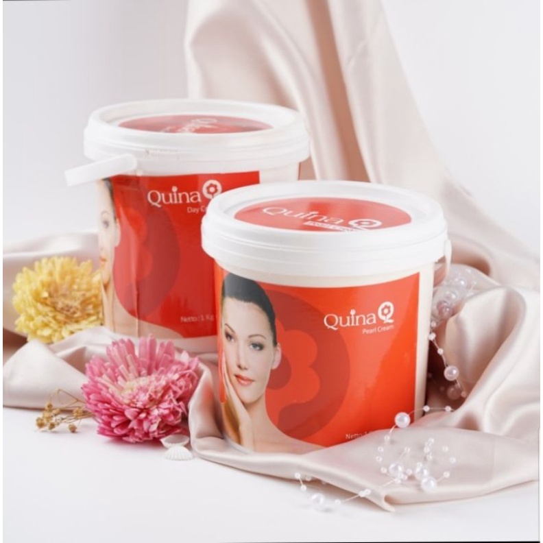 [COD]Quina Pearl Cream 1kg // Bedak Quina 1kg