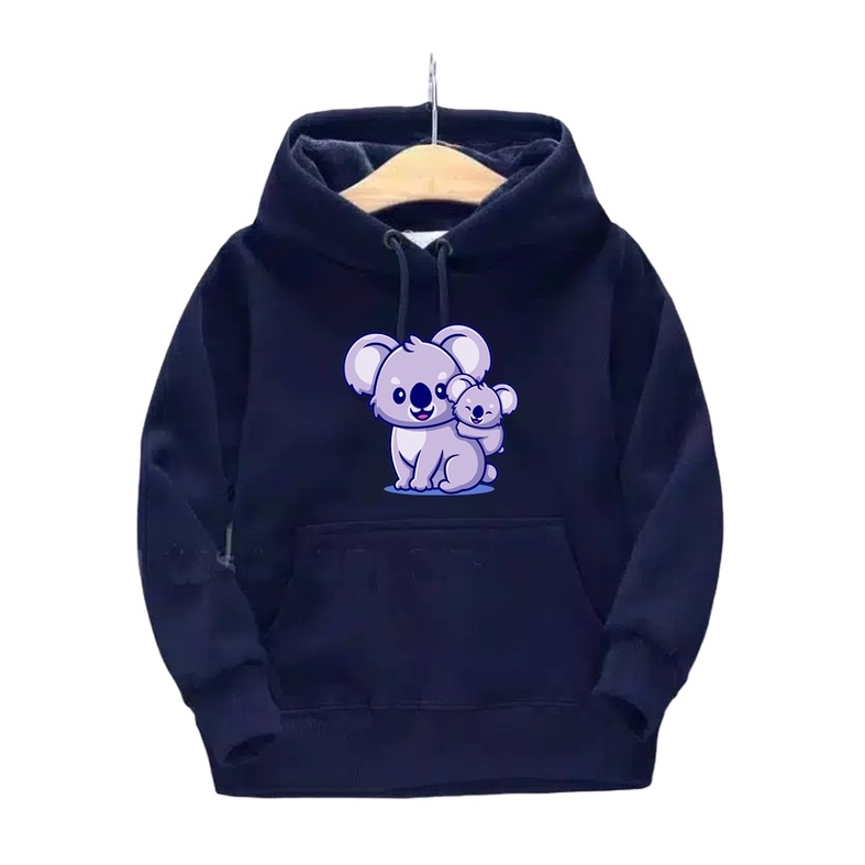 Baju Anak Koalaa Hoodie Anak Fleece Umur 1 - 6 Tahun-3
