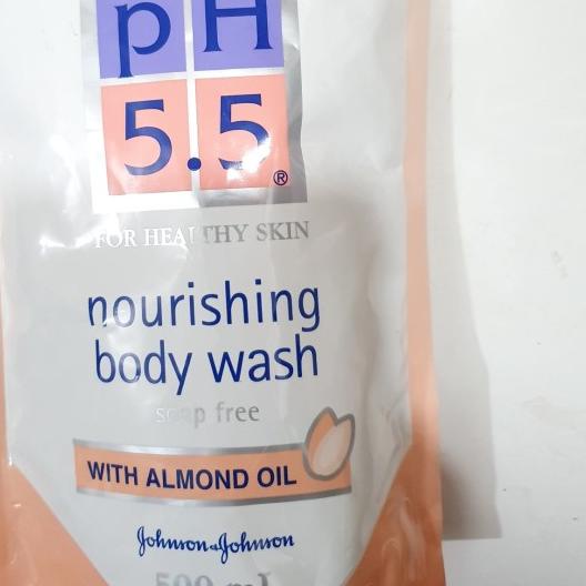 ♝ Almond Oil Johnson n Johnson's PH 5.5 Johnsons Body Wash Refill Import ✤