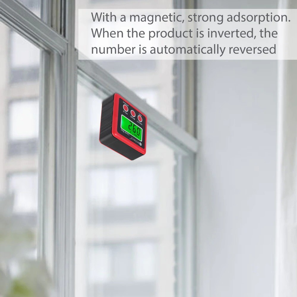 Alat Ukur Sudut Kemiringan Digital Protractor Inclinometer Level Angle Measuring with Magnetics