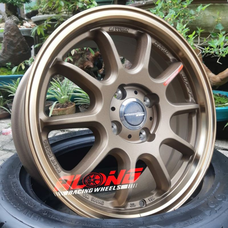 Repl. VELG WORK EMOTION-ZR10 R15 BRONZE RALLY SUPER COPY - LIKE ORIGINAL