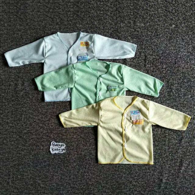 3 Pcs Baju Bayi Lengan Panjang New Born