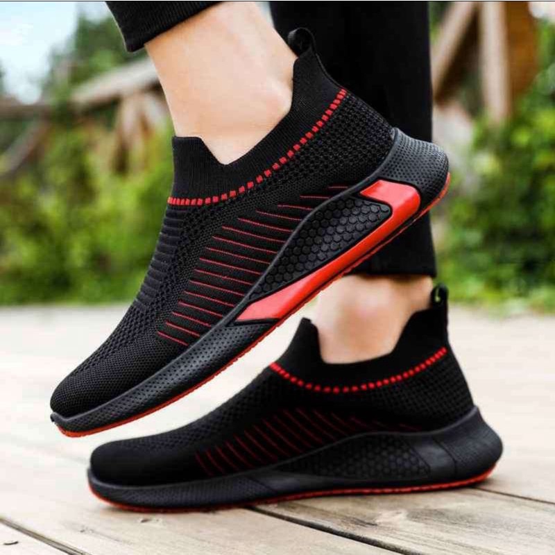 TmO - 8.8 Sale sepatu pria sneakers slip on fashion  Romero Style/sepatu fashion slip on kekinian dan trendy termurah bisa Cod size 39-43