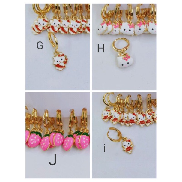 Rsdr132. Anting xuping anak anak lapis emas