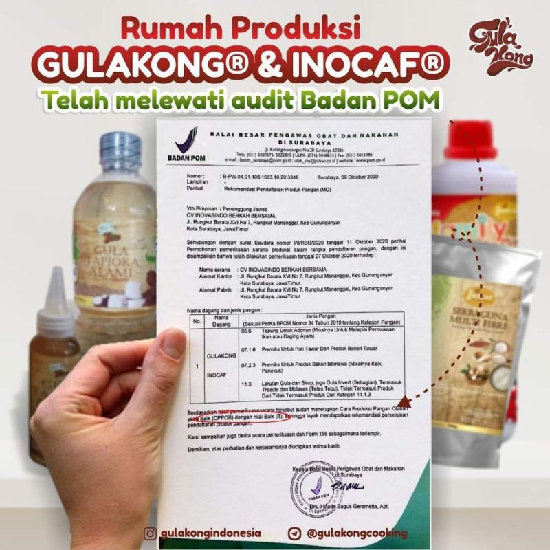 

Gula Singkong/Gulakong/ Gulakong1350 Gr/ Gula/ Gula sehat