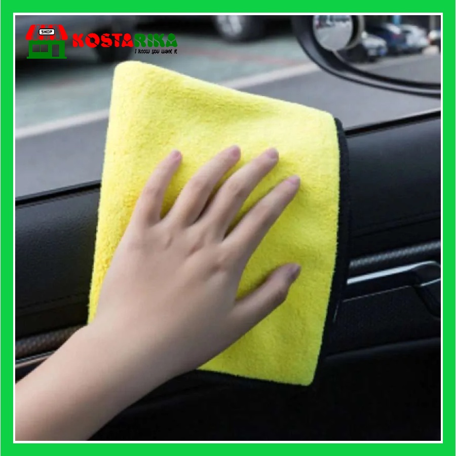 Kain Lap Mobil Microfiber Lembut Tebal Anti Lecet Serbaguna