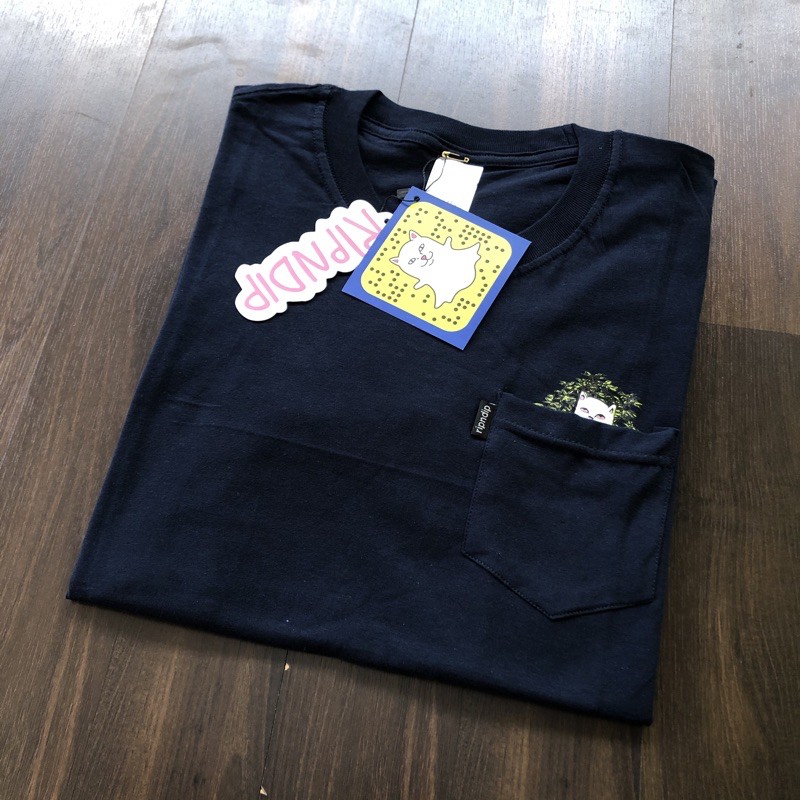 KAOS RIPNDIP - POCKET HIDE / TSHIRT RIPNDIP / BAJU RIPNDIP MIRROR 1:1 ORIGINAL