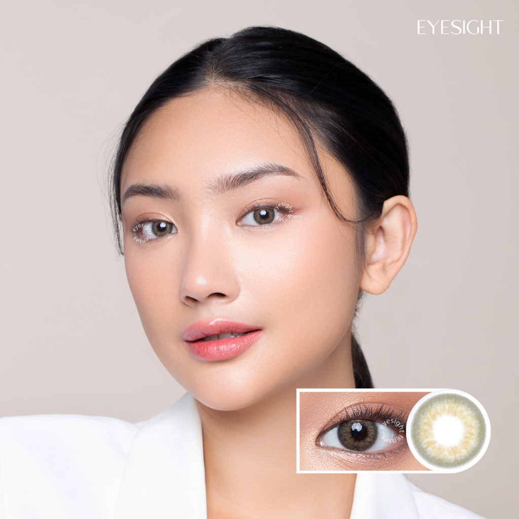 EYESIGHT LENSES Softlens Princess Bollycon DNA Hazel | Softlens Korea 14.0mm Warna Hazel Semi Terang, Bisa Normal dan Minus (2pcs/sepasang)