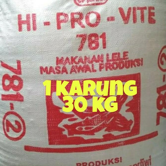 pelet ikan 781-2 30kg pelet nila 1 karung pelet lele 1 karung gurame