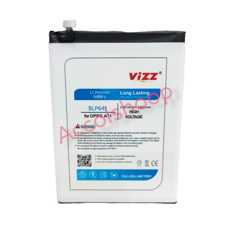 Baterai Batre Vizz BLP641 / A71 ORIGINAL Vizz