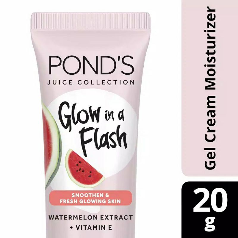 Ponds Cream Moisturizer Watermelon juice Collection Semangka Extract  + Vit E 20 gr