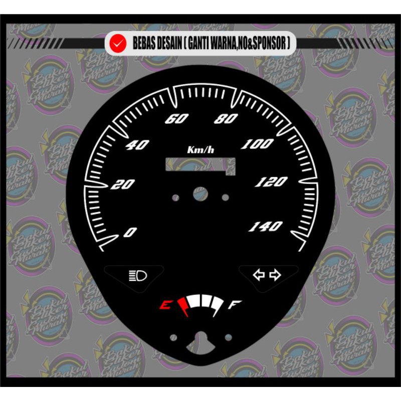 Speedometer Beat old beat karbu custom simple panel spido meter custom beat karbu