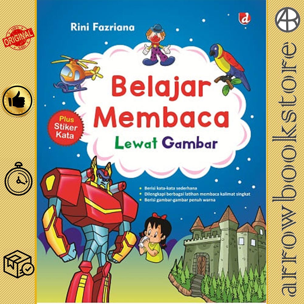 Jual Buku Belajar Membaca Lewat Gambar - Rini Fazriana | Shopee Indonesia